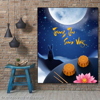 file vector background tet trung thu 160