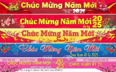 file vector bang ron trang tri decor tet nam moi 2024 1