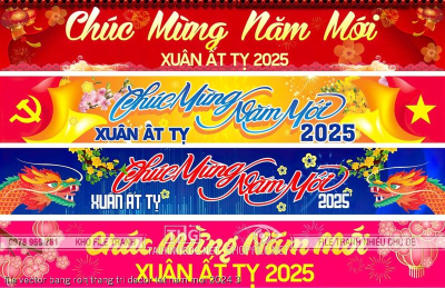 file vector bang ron trang tri decor tet nam moi 2024 3