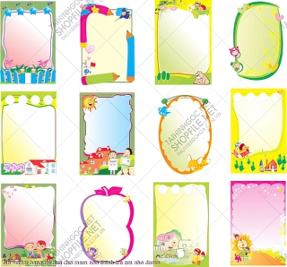 file vector bang thi dua cho mam non tranh tre em nho