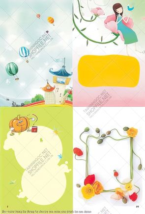 file vector bang tin thong ke cho tre em mam non tranh tre em