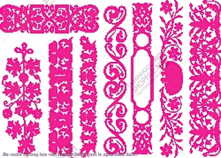 file vector bo tong hop vien cuc dep decor tranh la nghe thuat