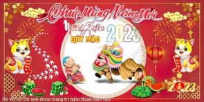 file vector cdr anh decor trang tri nghe thuat nam moi