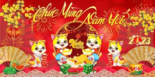 file vector cdr chuc mung tan xuan quy mao phong nen ngay tet