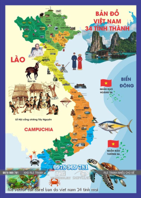 file vector cdr corel ban do viet nam 34 tinh moi file vector cdr corel ban do viet nam 34 tinh moi