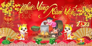 file vector cdr don mung xuan sang tan xuan nam moi quy mao