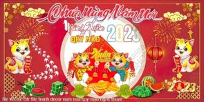 file vector cdr file tranh decor nam moi quy mao nghe thuat