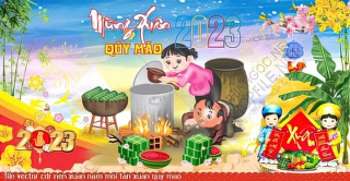 file vector cdr nen xuan nam moi tan xuan quy mao