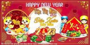 file vector cdr phong nen dep decor nam moi dep nhat hien nay