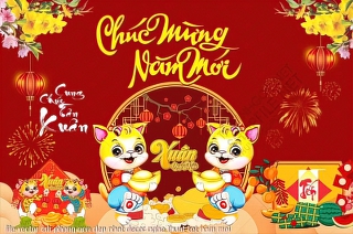 file vector cdr phong nen dep nhat decor nghe thuat tet nam moi