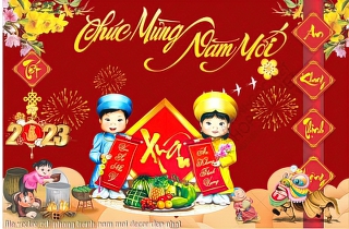 file vector cdr phong tranh nam moi decor dep nhat