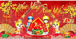 file vector cdr tranh nghe thuat phong nen chuc mung nam moi