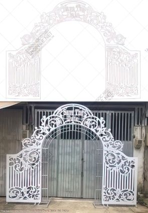 file vector cnc cong cuoi canh cong nghe thuat hien dai