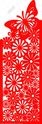 file vector cnc chi tiet trang tri canh cong con buom