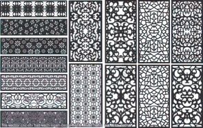 file vector cnc chi tiet vach ngan decor nghe thuat hang rao chan