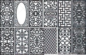 file vector cnc chi tiet vach ngan decor nghe thuat ngan cach cac khu vuc phong oc trong nha