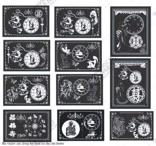 file vector cnc dong ho thiet ke duc tai