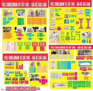 file vector cnc gia ke nhieu loai dang cap