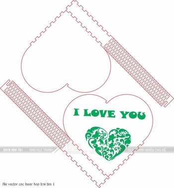 file vector cnc laser hop trai tim 1