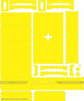 file vector cnc laser hop y te decor 1