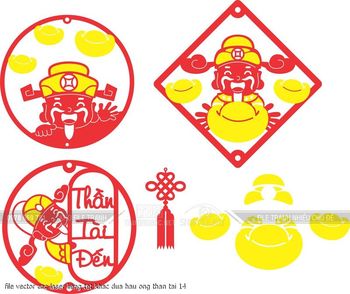 file vector cnc laser lieng tet khac dua hau ong than tai 14