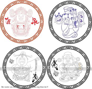 file vector cnc laser lieng tet khac dua hau ong than tai 9