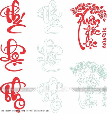 file vector cnc laser lieng tet khac dua hau tet 111