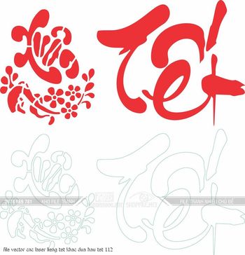 file vector cnc laser lieng tet khac dua hau tet 112