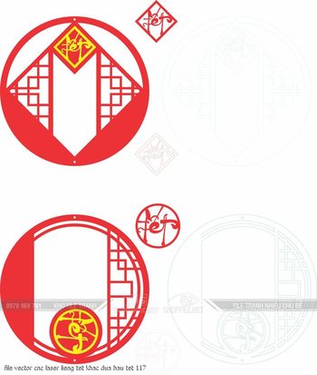 file vector cnc laser lieng tet khac dua hau tet 117