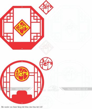 file vector cnc laser lieng tet khac dua hau tet 118