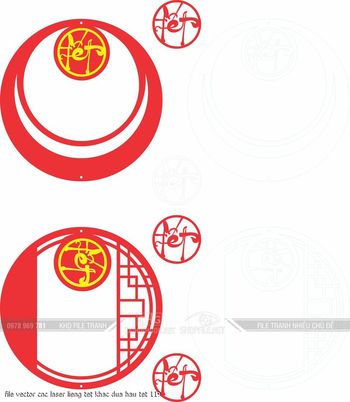 file vector cnc laser lieng tet khac dua hau tet 119