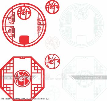 file vector cnc laser lieng tet khac dua hau tet 121