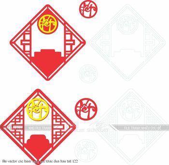 file vector cnc laser lieng tet khac dua hau tet 122