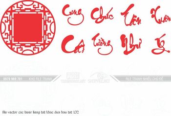 file vector cnc laser lieng tet khac dua hau tet 132