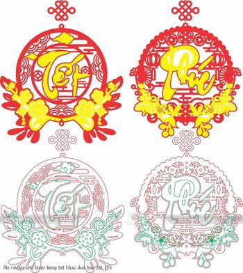 file vector cnc laser lieng tet khac dua hau tet 155