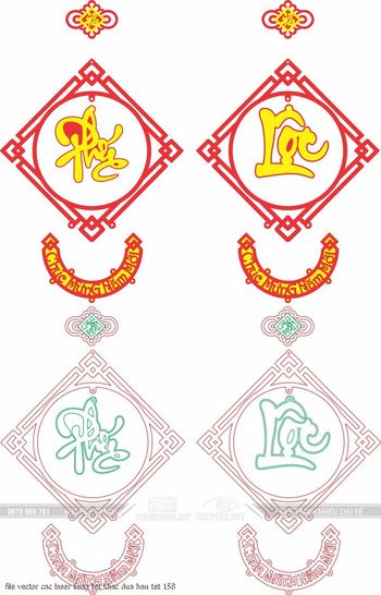 file vector cnc laser lieng tet khac dua hau tet 158