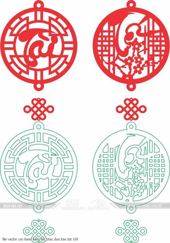 file vector cnc laser lieng tet khac dua hau tet 165