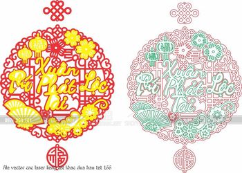 file vector cnc laser lieng tet khac dua hau tet 166