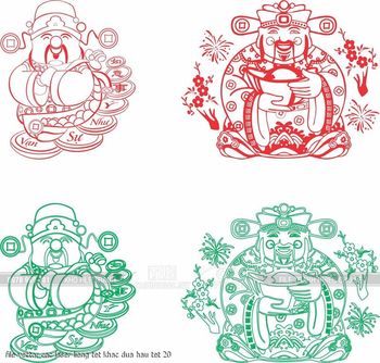 file vector cnc laser lieng tet khac dua hau tet 20