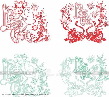 file vector cnc laser lieng tet khac dua hau tet 23