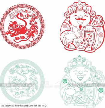 file vector cnc laser lieng tet khac dua hau tet 24