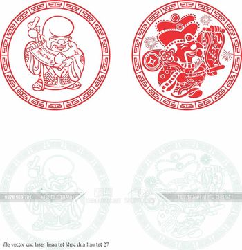 file vector cnc laser lieng tet khac dua hau tet 27