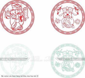 file vector cnc laser lieng tet khac dua hau tet 28