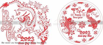 file vector cnc laser lieng tet khac dua hau tet 31