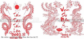 file vector cnc laser lieng tet khac dua hau tet 32