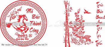 file vector cnc laser lieng tet khac dua hau tet 34