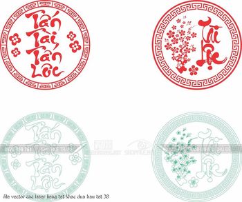 file vector cnc laser lieng tet khac dua hau tet 38