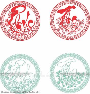 file vector cnc laser lieng tet khac dua hau tet 4