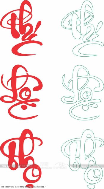 file vector cnc laser lieng tet khac dua hau tet 7