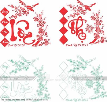 file vector cnc laser lieng tet khac dua hau tet 73